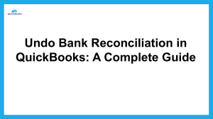 Easy Way To Fix QuickBooks reconciliation discrepancies issue
