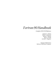 McGraw-Hill - Fortran 90 Handbook - Complete ANSI-ISO Reference (835 pages) - 1992 - (By Laxxuss)