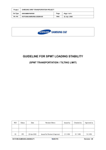 Guideline for SPMT loading stability - KCTC