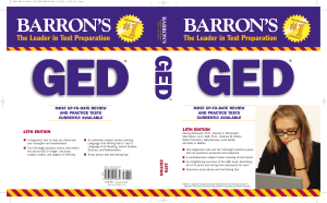 Barrons GED High School Equivalency Exam (Murray Rockowitz, Ph.D., Murray Rockowitz etc.) (Z-Library)