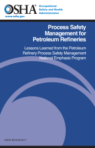 Petroleum Refinery Process Safety Management