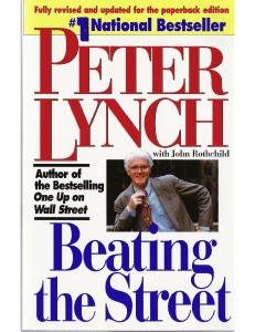 Beating the Street Peter Lynch