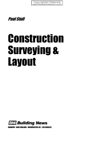 Stull, Paul - Construction surveying & layout-BNi Building News, Prentice Hall (2002)
