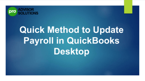 Easy Way to Update Payroll In QuickBooks Desktop