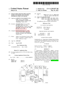 US11329557—三星(2019)—Single-inductor multiple-output (SIMO) converter and control method of SIMO converter