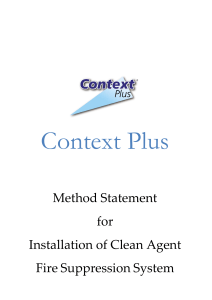 Installation Clean Agent Systems