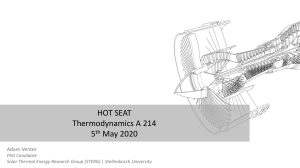 thermodynamics session