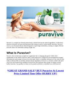 Puravive Reviews SCAM SHOCKING RESULTS You Know This