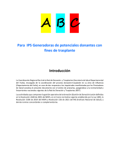 ABC para  IPS Generadoras
