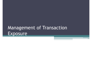 5 - Transaction Exposure