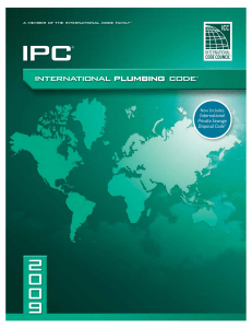 2009 International Plumbing Code[ICC,IPC,IPSDC]