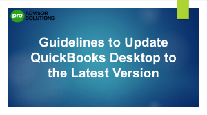Quick Way to Update QuickBooks Desktop