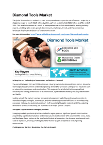 Diamond Tools Market Size, Share, Status and Forecasts 2024-2031