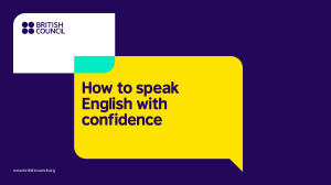 British Council Global English How to speak English with confidence (1)