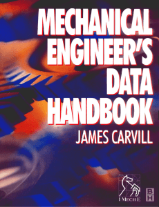 Mechanical Engineer’s Data Handbook