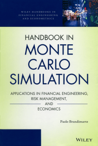HandbookinMonteCarloSimulation ApplicationsinFinancialEngineeringRiskManagementandEconomics
