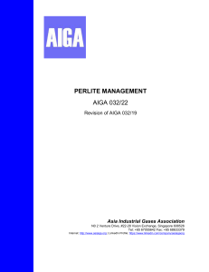 AIGA 032 22 Perlite Management