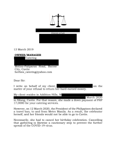 Demand Letter - Che Redacted