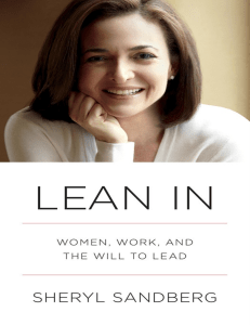 Lean In  Women- Work- and the Will to Lead