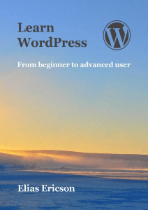 Learn WordPress from Beginner to advanced