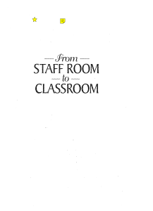 Fogarty Pete from staffroom to classroom