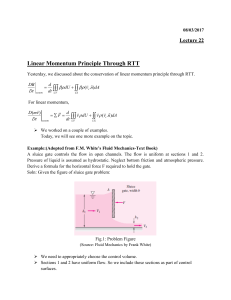 Lecture 22 Linear Momentum Examples