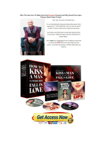 How to Kiss a Man to Make Him Fall in Love PDF / eBook Program Michael Fiore
