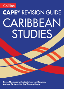 Caribbean Studies - CAPE Revision Guide (1)