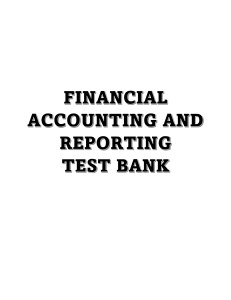 Financial Accounting Test Bank