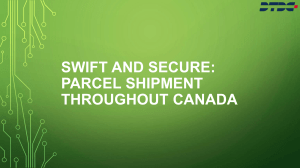 Swift and Secure: Parcel Shipment throughout Canada