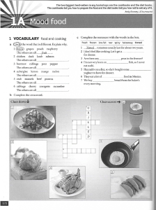 EFD Unit1A Food Workbook