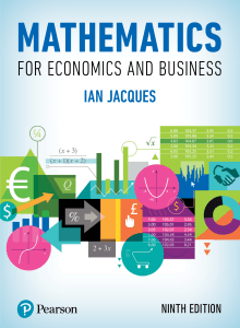 Ian Jacques - Mathematics for Economics and Business-Pearson Education Limited (2018)