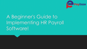 A Beginner's Dive into HR Software Implementation!
