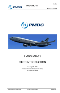 PMDG MD-11 PI