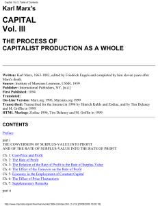 Karl Marx - Capital (Volume III)