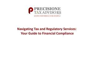 Navigating Tax and Regulatory Services