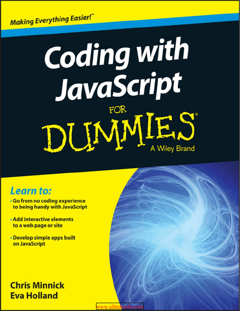 Coding With JavaScript For Dummies