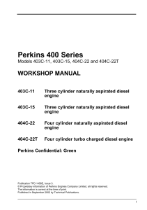 400C Serie Workshop Manual