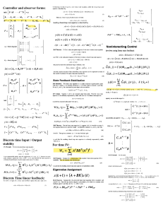 formula sheet