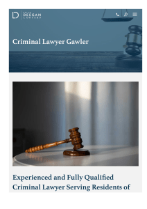 Criminal Lawyer Gawler
