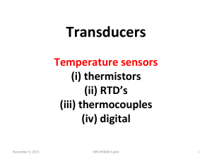 Transducers notes