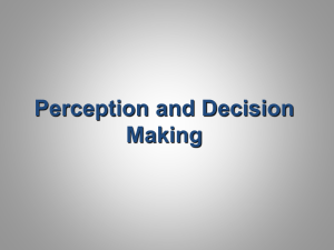 Heuristics & Decision Making student version