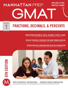 GMAT Fractions, Decimals, Percents Strategy Guide