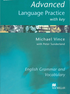 Macmillan Advanced Language Practice NO key