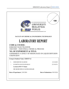 Lab Report Template 20232024