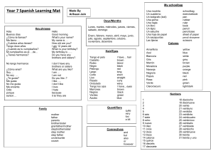 French learning Mat