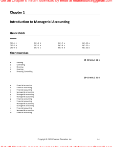 Test Bank For Managerial Accounting, 6e Karen Braun, Wendy Tietz cropped