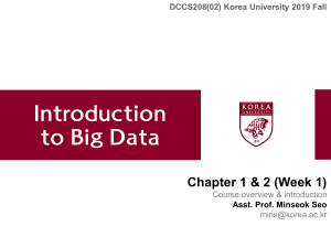 1.introduction to bigdata chap1