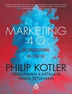 Marketing 4 0 Do Tradicional ao Digital