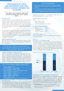 English Factsheet Prevalence Child Maltreatment Final Aruba PHD Research
